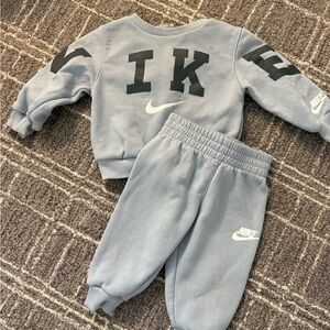 Nike Kids Light Blue Sweatshirt and Joggers